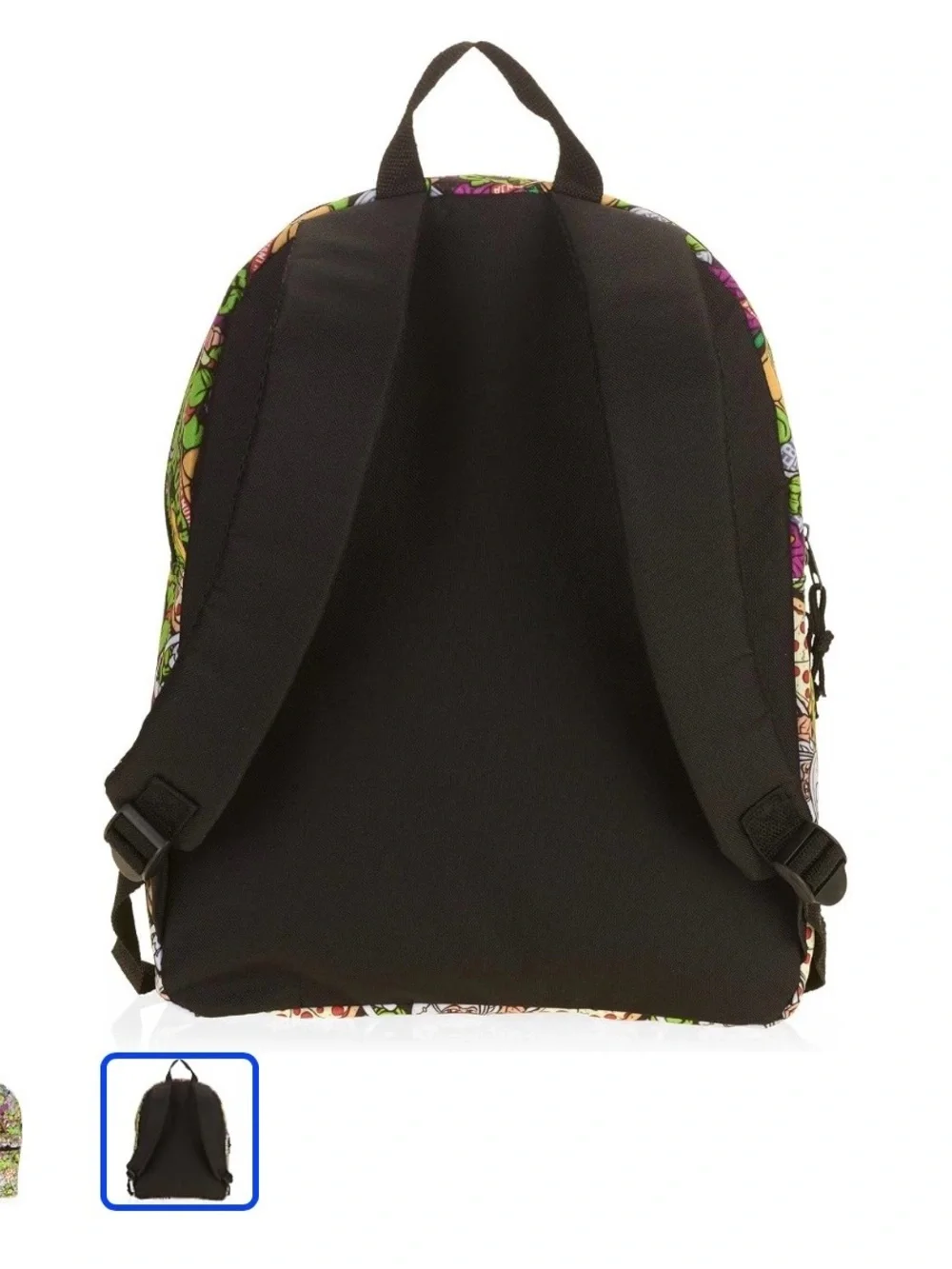 Kids Turtle Print Backpack in Green teenage mutant ninja turtle back pack